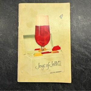 Vintage Joys of Jell-O Recipe Cookbook